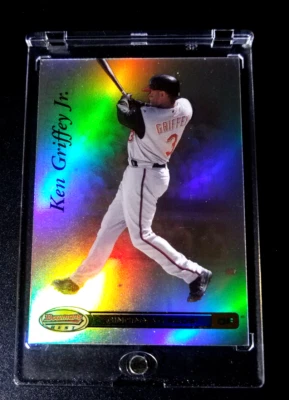 KEN GRIFFEY JR 2007 BOWMANS BEST REDS HOF - Image 1 of 3