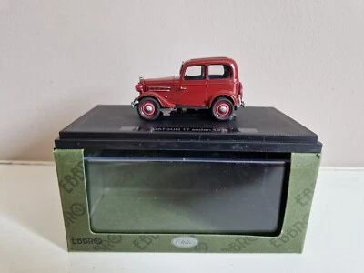 Ebbro 1/43 Datsun 17 berlina - rosso scuro - 1938 - 44347 - Immagine 1 di 4