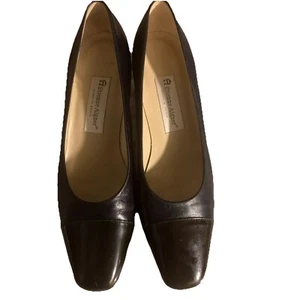 Etienne Aigner Damenschuhe schwarz Leder & Lack Größe 9,5 M mit Absatz - Bild 1 von 12
