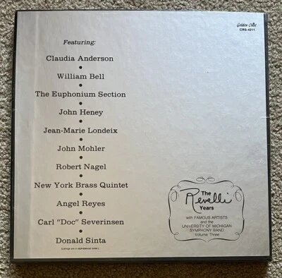 Sealed - UNIVERSITY of MICHIGAN Symphony Band - Revelli Years Volume 3 * MINT - Image 1 of 3