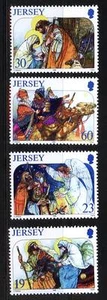 101527/ Jersey 1996 - Mi 760/3 - Weihnachten - ** - M€ 5,00 - Picture 1 of 1