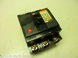Hitachi Fuse Breaker 3 pole A60L-0001-0281 S-50E 40A Spindle Drive Fanuc Power - Picture 1 of 2