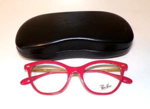 New RAY-BAN Women's Cat Eye Eyeglass Frames RB 5360, 5714 Pink & Gold, 52-18-145 - Picture 1 of 5