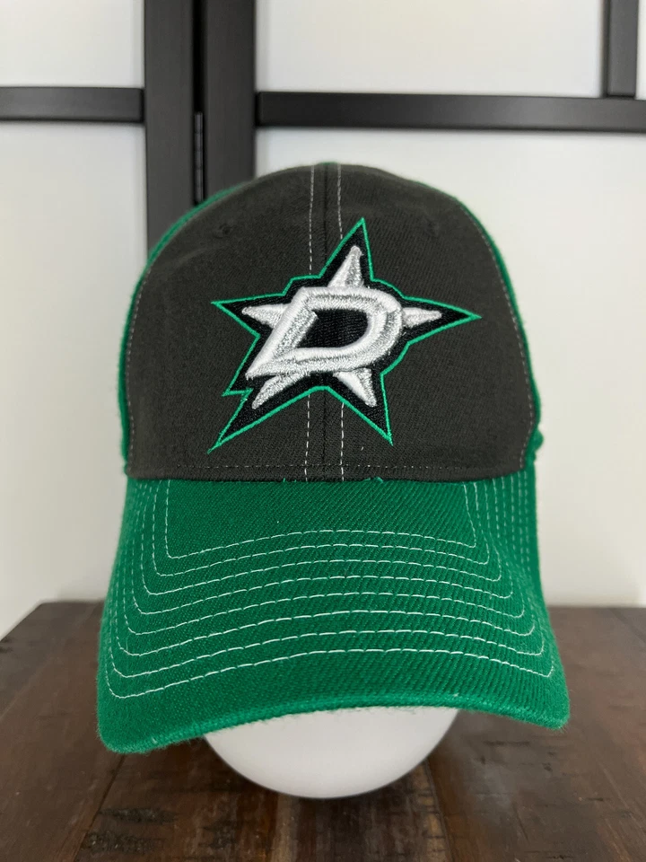 Dallas Stars Hat Cap Fitted Adult One Size Green NHL Stretch Acrylic Span Zephyr - Image 1 of 4
