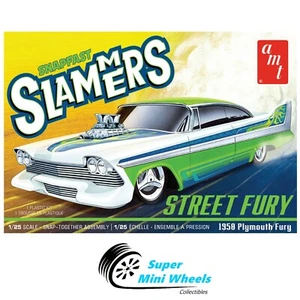 AMT 1958 Plymouth Slammers SNAP Street Fury - 1:25 Model Kit - AMT1226M - Picture 1 of 2