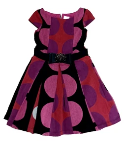Zoe LTD girls dress SZ 10 Pink Purple Red Black White - Picture 1 of 6