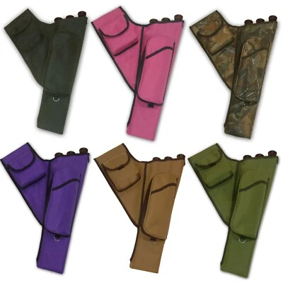3 TUBES INDOOR OUTDOOR ARCHERY NYLON  HIP SIDE ARROW HOLDER ARROW QUIVER BAG - Image 1 of 2