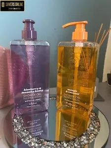 Ciroa ~ Blueberry&Manuka Honey + Mango&Coconut Shower Gels 2-Pack 750ml Each (W3 - Picture 1 of 8