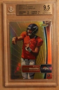 Topps Finest Gold Refractor Brock Osweiler #/50 RC BGS 9,5 2011 gema como nueva radiocontrol - Imagen 1 de 2