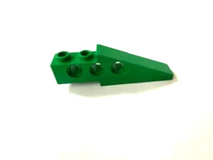 LEGO Technic Parts: Long 1x6 Slope w/ 3 Pin Holes, Part# 2744, Green - Picture 1 of 1