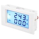 White Dual Display Voltmeter Ammeter with Current Transformer for accurate