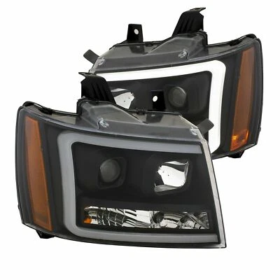 Anzo Projector Headlights Black For 07-14 Tahoe/Suburban/Avalanche #111402 - Image 1 of 4