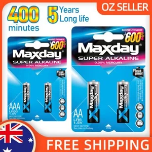 AA, AAA Batteries 20-Pack Copper top Battery Alkaline Long Lasting - Picture 1 of 5