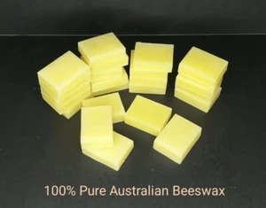 Beeswax 100% Pure Raw Beeswax,50gm Block,100% Aussie Beeswax-Best Quality - Picture 1 of 4