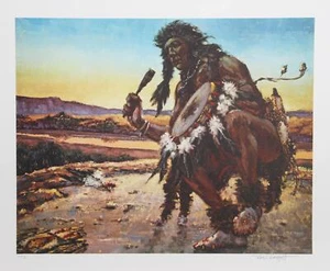 Noel Daggett, Bring Back the Buffalo, Lithograph, signed and numbered in pencil - Picture 1 of 4