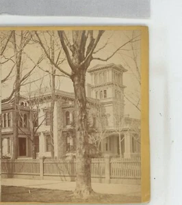 Herring Mansion Watertown NY New York Stereoansicht um 1870 - Bild 1 von 3