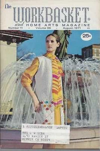 The Workbasket Knit/Crochet and Craft Magazine Aug 1971 - Picture 1 of 1