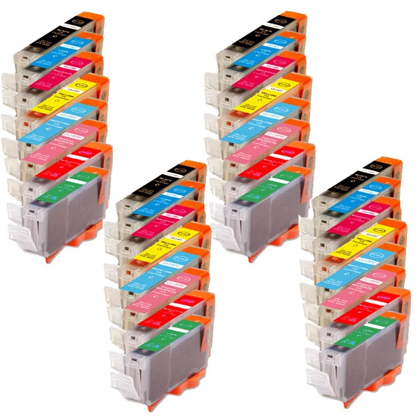 32PK Printer Ink Jet Cartridges + chip works for Canon CLI-8 Pro9000 Mark II - Image 1 of 1