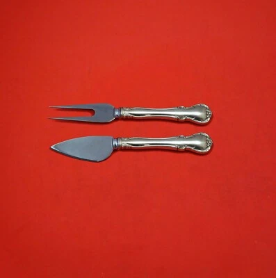 French Provincial by Towle Sterling Silver Hard Cheese Serving Set 2pc Custom - Image 1 of 3