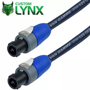 Van Damme Blue Speakon to Speakon Cable. Neutrik Passive Loud Speaker Lead 2.5mm - Picture 1 of 4