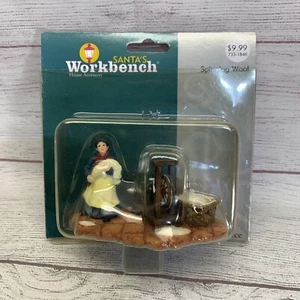 Banco de trabajo de Santa colección accesorios 733-1846 lana giratoria vintage - Imagen 1 de 4