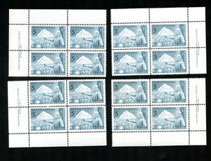 LOT 94273 MINT NH 438 P1 MATCHING SET PLATE BLOCKS GRENFELL AND SHIP - Picture 1 of 1