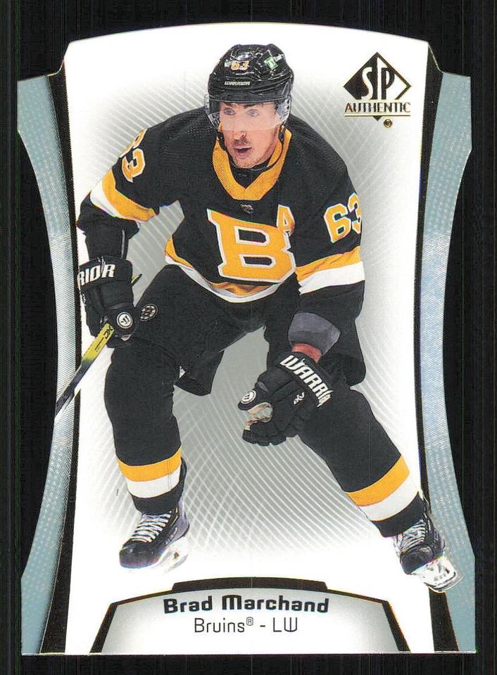 2021-22 SP Authentic Die Cuts #DC20 Brad Marchand - Image 1 of 2