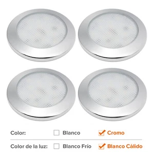 4x Luz LED Armario Lamparas de Techo 12v Caravana Autocaravana Coche Interior - Imagen 1 de 24