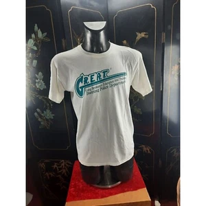 Vintage Mens L Tshirt GREAT DARE Drug War Shirt 1990s - Picture 1 of 3