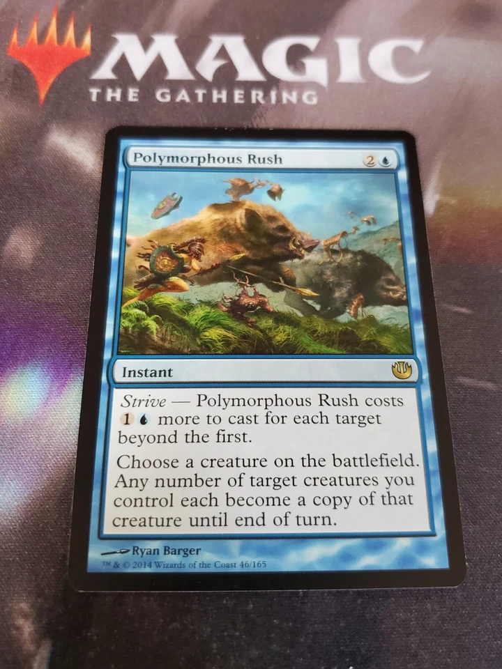MTG. 3x Polymorphous Rush. Journey into Nyx. Lp - Image 1 of 1