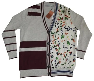 NWT Silvia Tcherassi Watercolor Germana Cardigan Sweater Gray Women's Size XS/S - Picture 1 of 7
