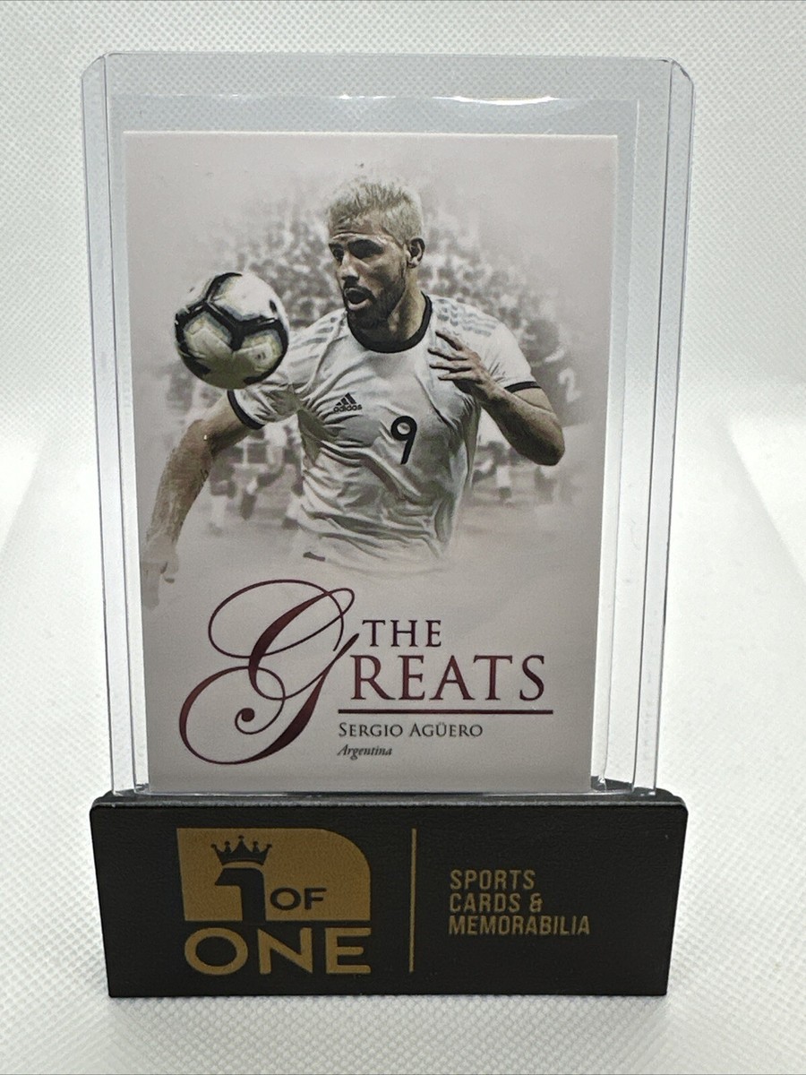 2023-24 Futera Unique World Football Sergio Aguero #101 for
