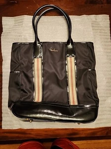Burberry Black Leather Top Zip Tote Bag - Picture 1 of 22