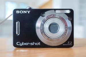 Sony Cyber-shot DSC-W55 Digital Camera 7.2MP Memory Card - Picture 1 of 20