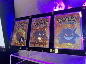  Gengar Evolution Pokémon Vending Prisma Sticker Karten - Rare SET MIT CASE   - Bild 1 von 6