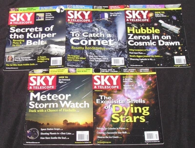 SKY & TELESCOPE MAGAZINE LOT - 5 issues 2014 - Very Good - Fine - Astronomy - Image 1 of 4