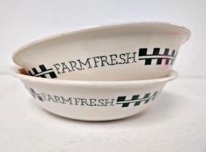 Corelle Farm Fresh Checkerboard Fruit Berry Desert Bowls 5 3/8" - 2 discontinued - Picture 1 of 4