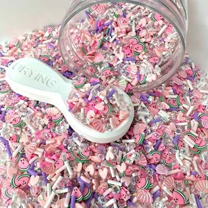 FAKE Watermelon Beachside Fun Polymer Clay Sprinkle Mix (NOT EDIBLE) D2-10 - Picture 1 of 3