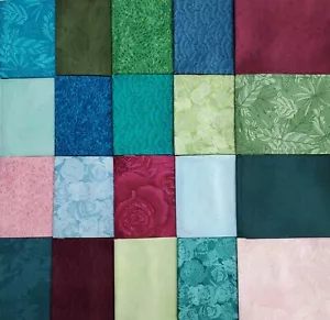 Boundless Peacock Fat Quarter Konvolut 20 Teile Quilten Baumwollstoff - Bild 1 von 7