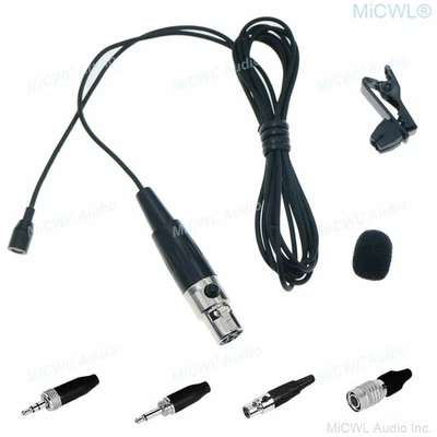 DH2 Mini Lapel Microphone For Sennheiser Shure MiPro Wireless BeltPack Lavalier - Image 1 of 4