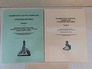 Samuel Webster Piper / Washington County Maryland Cemetery Records Volumes Set - Bild 1 von 8