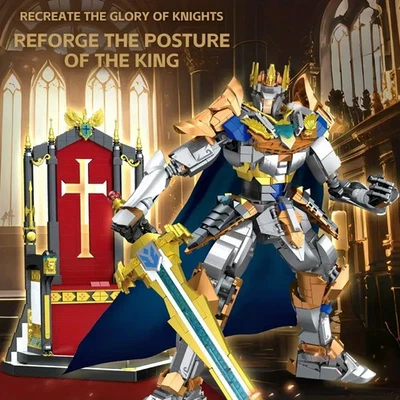 MARKENLOS King Arthur Ritter Loyal Ehre Kreuz 2056 Teile Klemmbausteine Lego kompatibel