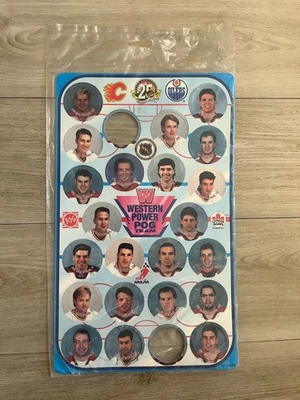 1995 Canada Games NHL Pogs Western Power Pog Team. Calgary & Edmonton. New! - Image 1 of 2