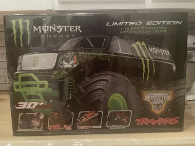 Limited Edition Monster Energy Traxxas Monster Jam Truck RC Car RARE NEW IN BOX - Image 1 of 4