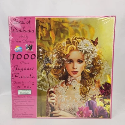 NIB Sunsout Nene Thomas "Jewel of Dakkadia " 1000 pc puzzle Item 67653 - 19"x30" - Image 1 of 4