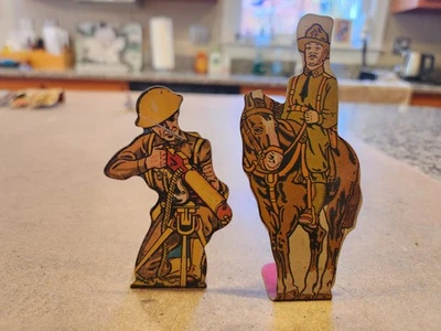 (2) Lata de colección Marx Soldiers of Fortune - Calvario y máquina privada de Estados Unidos en muy buen estado/excelente estado Foto 1 de 3