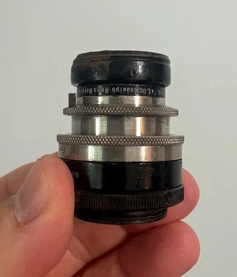 Hugo Meyer 25mm f1.5 Kino Plasmat C Mount 16mm Movie Lens Bolex Filmo Angenieux - Image 1 of 4
