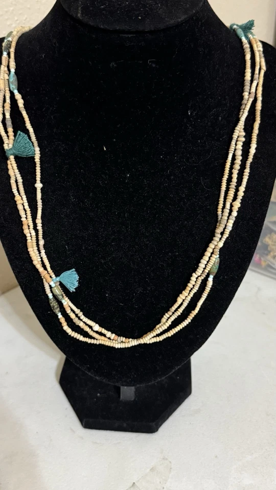 Ожерелье многослойное с бисером кисточками Isabel Marant - Изображение 1 из 4