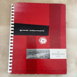 Rare 1961 - 1962 NEW ORLEANS Guest Informant Book MONTELEONE HOTEL Travel AD MCM - Picture 1 of 14