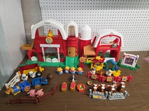 Little People Fisher Price Farm Barn And Accessories 45 Piece Lot - Picture 1 of 17